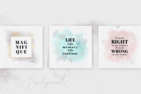 Frames & Background for Quotes in Instagram Templates - product preview 2
