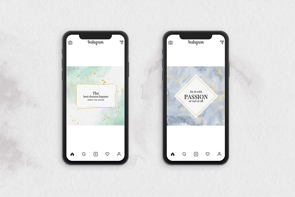 Frames & Background for Quotes in Instagram Templates - product preview 4