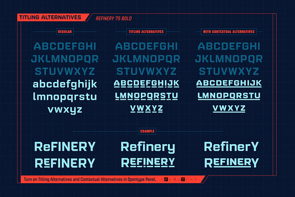 Refinery Typeface + Icons in Military Fonts - product preview 13