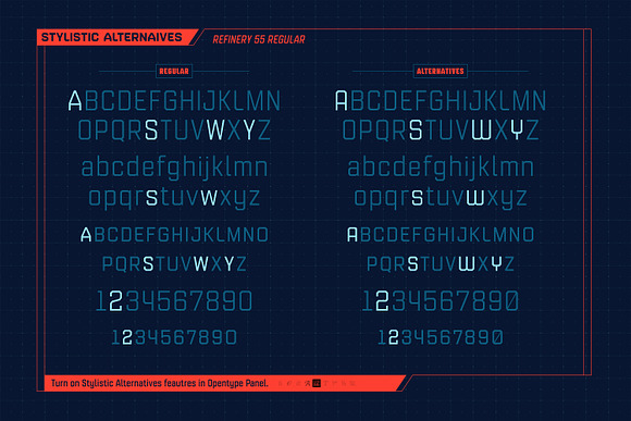 Refinery Typeface + Icons in Military Fonts - product preview 15