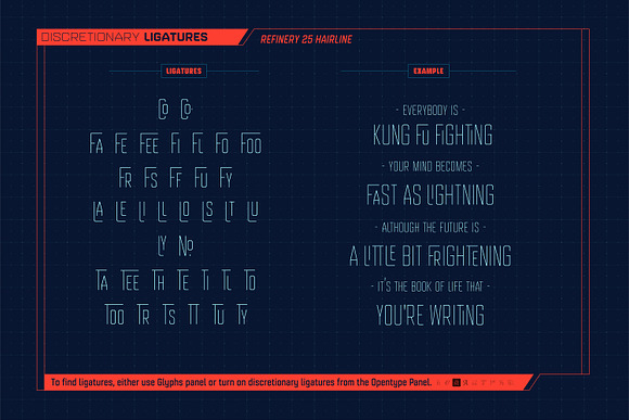 Refinery Typeface + Icons in Military Fonts - product preview 16