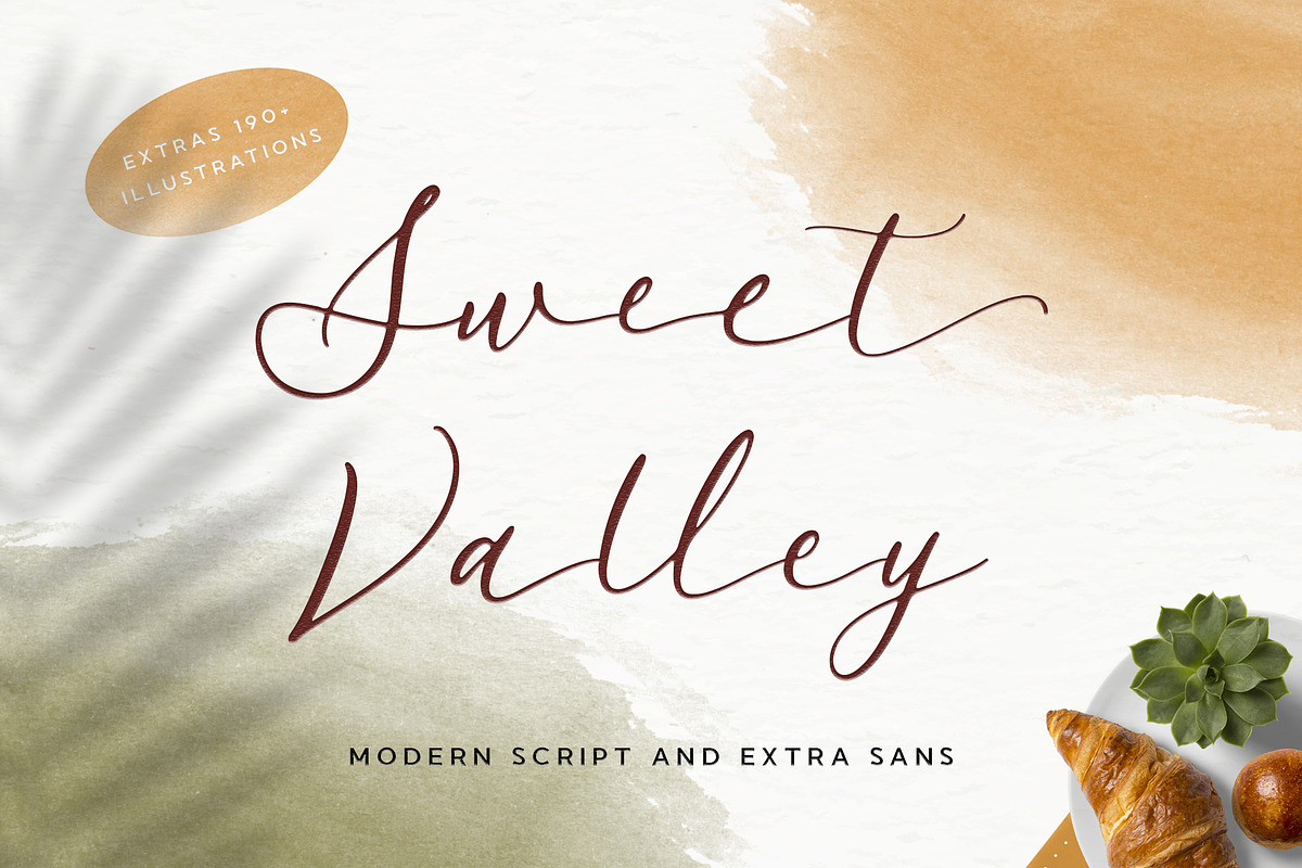 Sweet Valley Script + Extras in Script Fonts - product preview 8