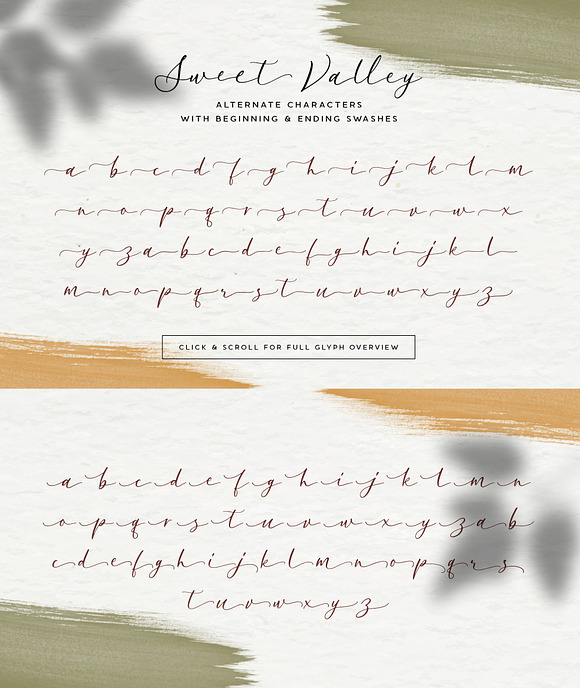 Sweet Valley Script + Extras in Script Fonts - product preview 13