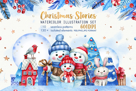 Christmas Stories in Illustrations - product preview 7