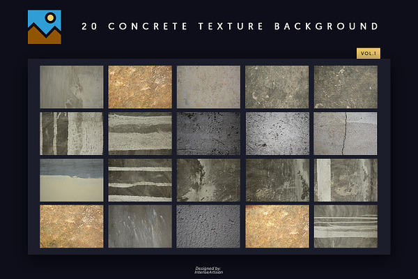 20 Concrete Texture Background