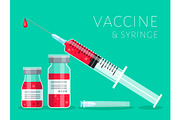 Vaccine and syringe vector