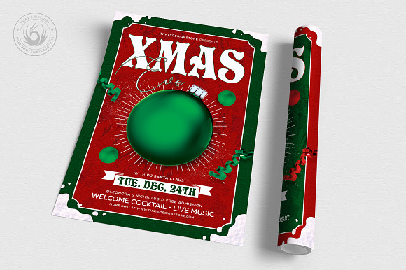 Christmas Eve Flyer Template V9 in Flyer Templates - product preview 2