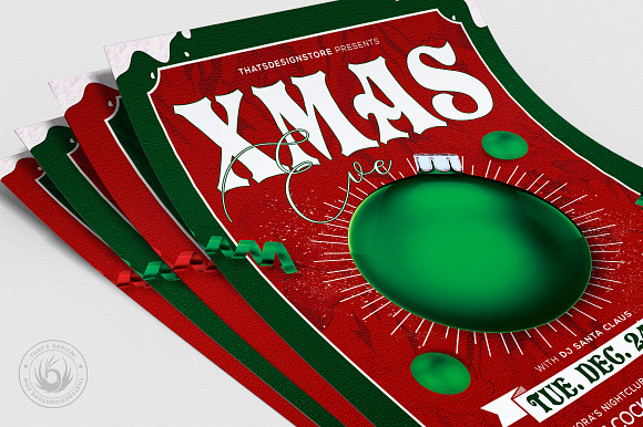 Christmas Eve Flyer Template V9 in Flyer Templates - product preview 4