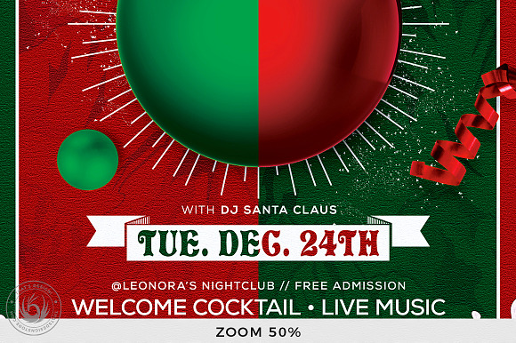 Christmas Eve Flyer Template V9 in Flyer Templates - product preview 7