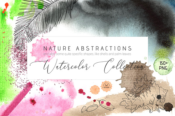 Nature Abstractions - Watercolor Set