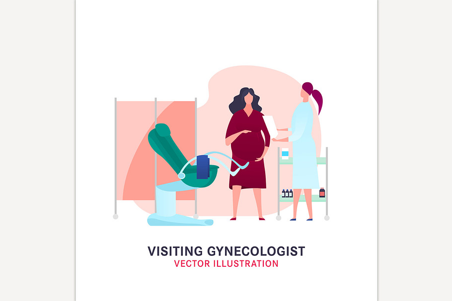 Gynecological examination image in Icons - product preview 8