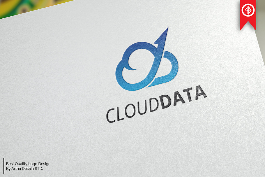 Technology Cloud Logo Template in Logo Templates - product preview 8
