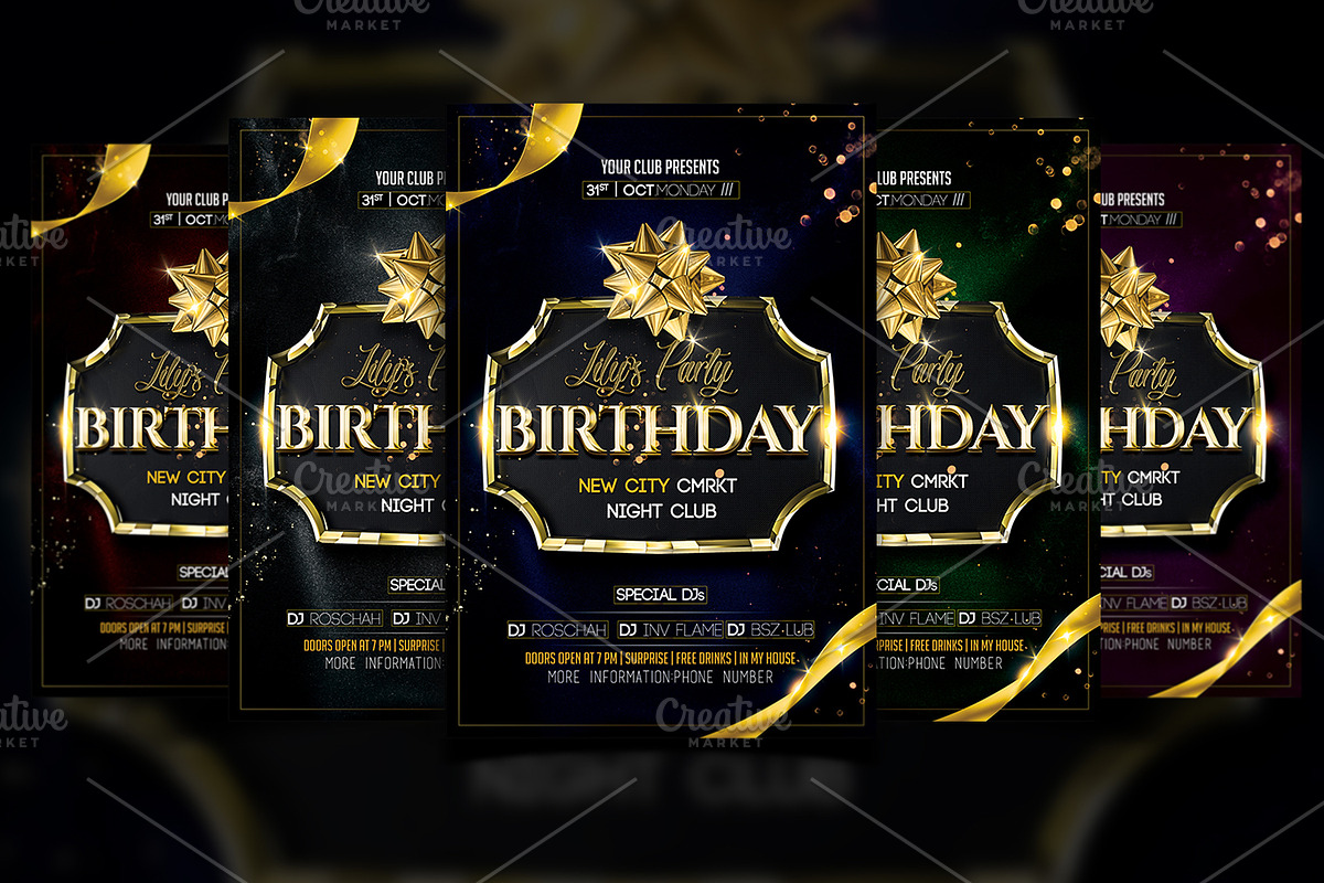 Birthday Invitation Flyer in Flyer Templates - product preview 8