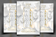 All White Flyer Template