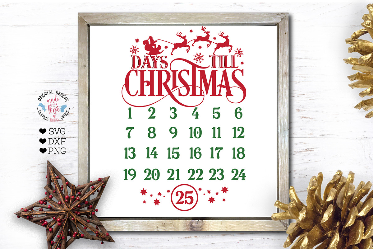 Days Till Christmas Countdown in Illustrations - product preview 8