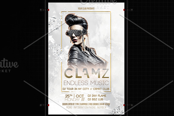 Artist Dj Flyer in Flyer Templates - product preview 2