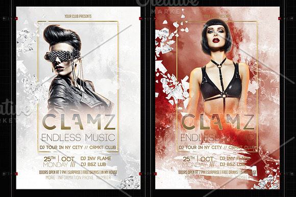 Artist Dj Flyer in Flyer Templates - product preview 3