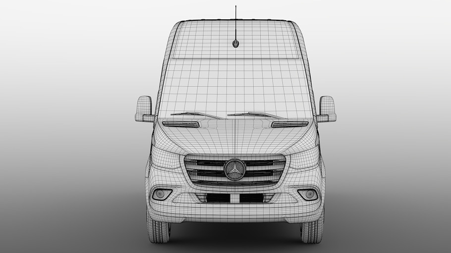 Mercedes Benz Sprinter Panel Van L2 in Vehicles - product preview 17