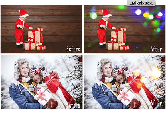 Colorful Bokeh Photo Overlays in Add-Ons - product preview 2