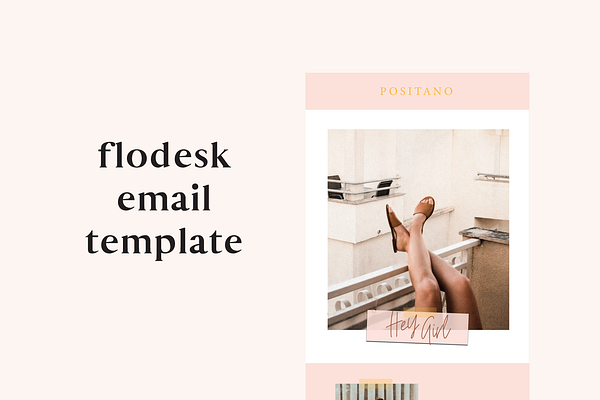 Positano Flodesk Email Template
