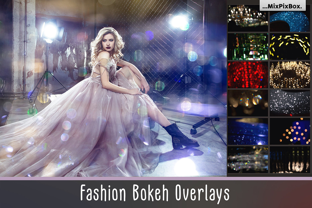 Fashion Bokeh Photo Overlays in Add-Ons - product preview 8
