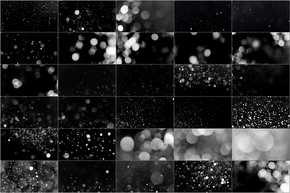 Winter Snow Bokeh Overlays in Objects - product preview 5