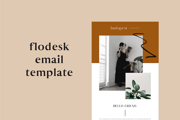Budapest Flodesk Email Template