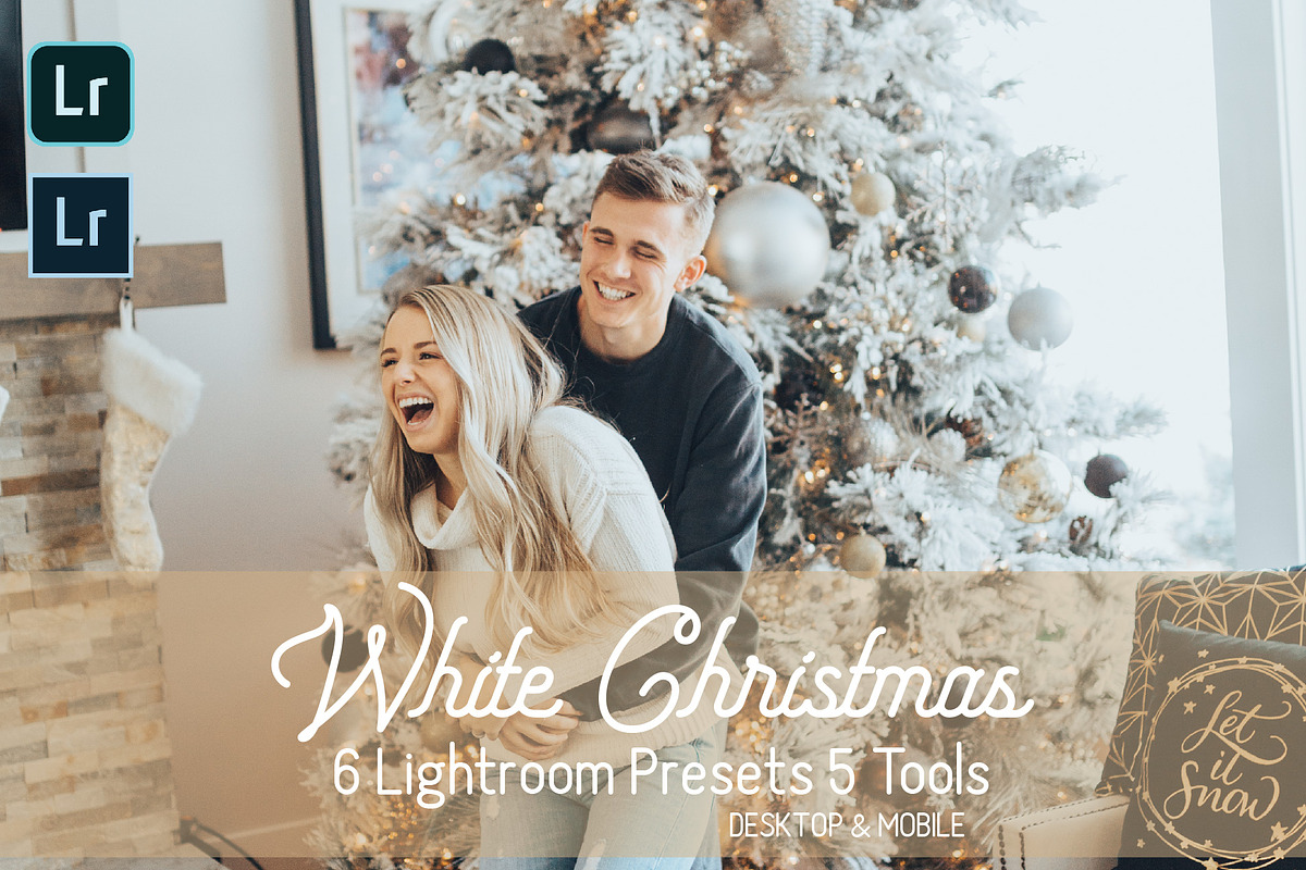 White Christmas Lightroom Presets in Add-Ons - product preview 8