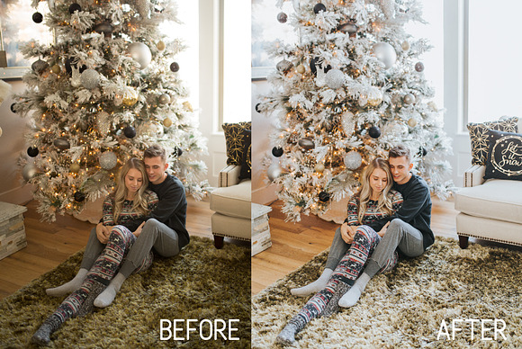 White Christmas Lightroom Presets in Add-Ons - product preview 1