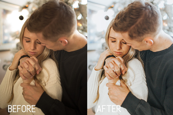 White Christmas Lightroom Presets in Add-Ons - product preview 2