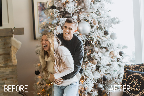 White Christmas Lightroom Presets in Add-Ons - product preview 5