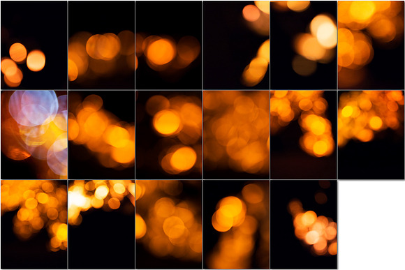 Gold Bokeh Overlays, Ice Bokeh in Objects - product preview 1