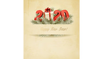 Holiday 2020 New Year background