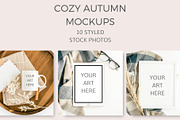 Cozy Autumn Mockups (10 Images)