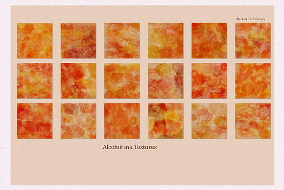 Alcohol ink & gold textures in Textures - product preview 9