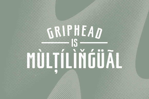 Griphead Modern Condensed Font in Sans-Serif Fonts - product preview 6