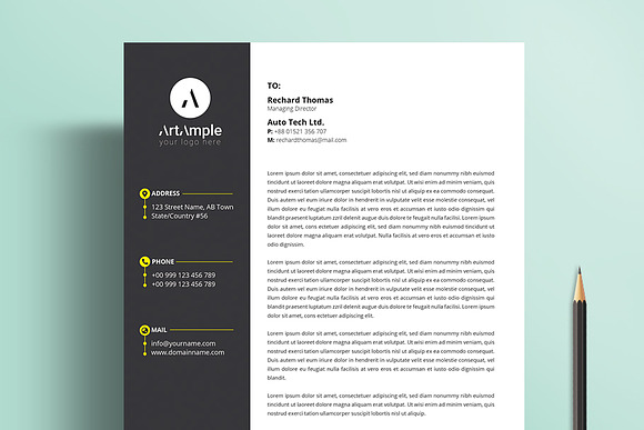Letterhead bundle in Stationery Templates - product preview 5