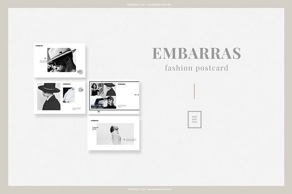 EMBARRAS - Postcard in Postcard Templates - product preview 6