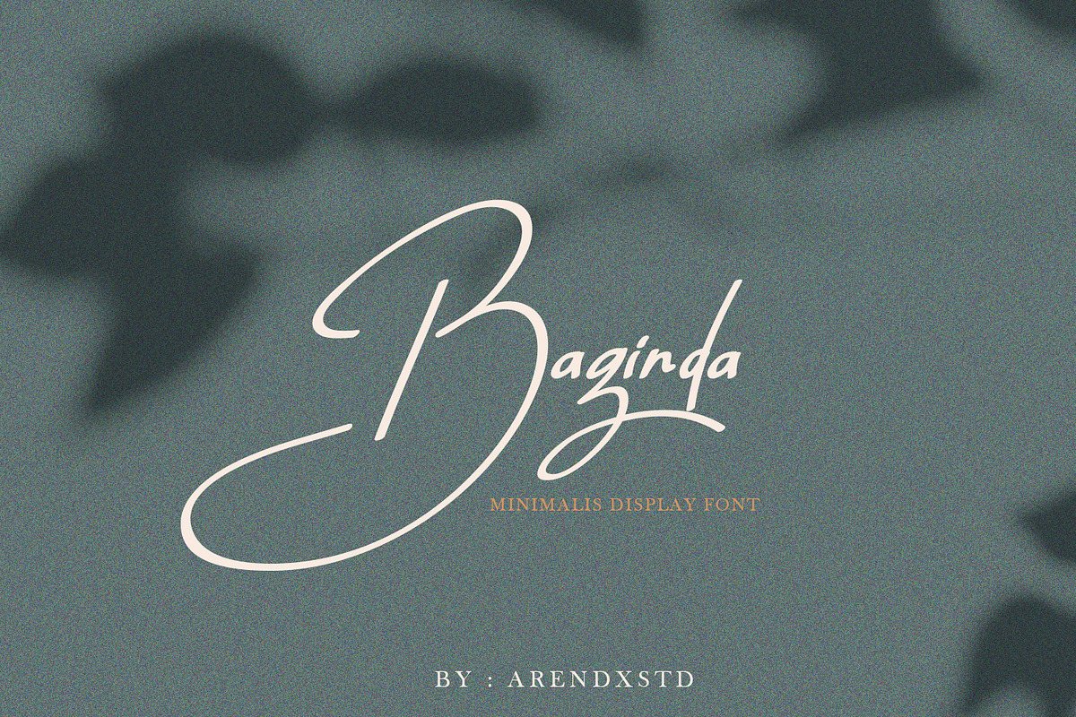 Baginda Typeface in Display Fonts - product preview 8