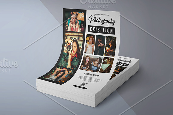 Photography Exhibition Flyer V1091 in Flyer Templates - product preview 2
