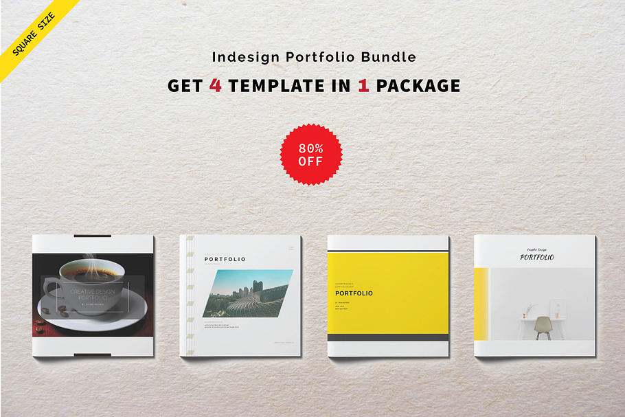 Indesign Portfolio Bundle in Brochure Templates - product preview 8