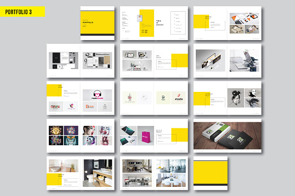 Indesign Portfolio Bundle in Brochure Templates - product preview 3