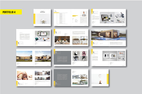 Indesign Portfolio Bundle in Brochure Templates - product preview 4