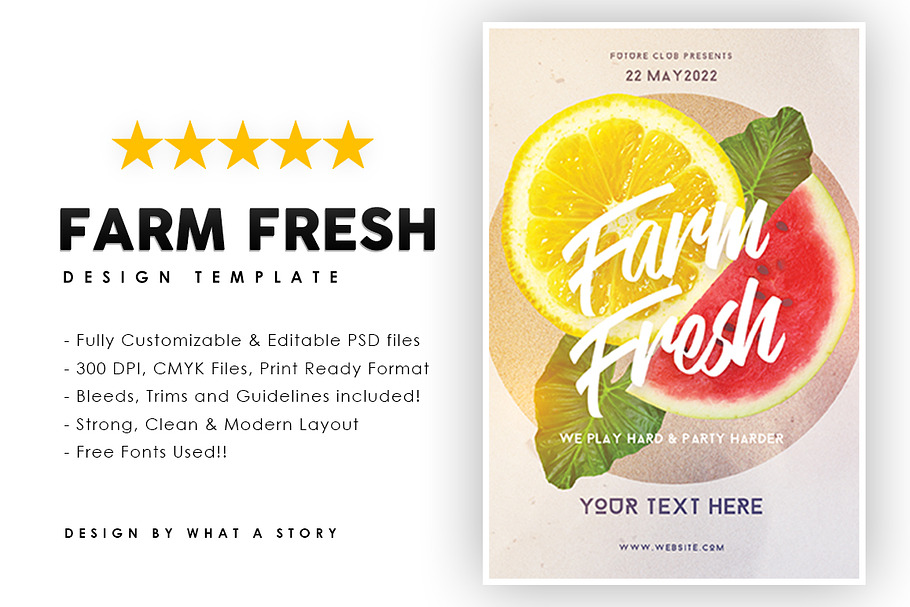 Farm Fresh in Flyer Templates - product preview 8