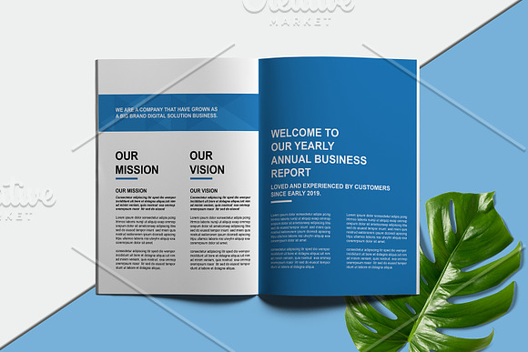 Annual Report Template V922 in Brochure Templates - product preview 3