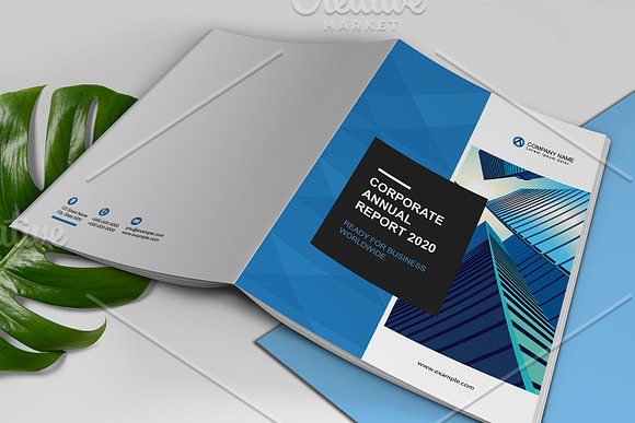 Annual Report Template V922 in Brochure Templates - product preview 10