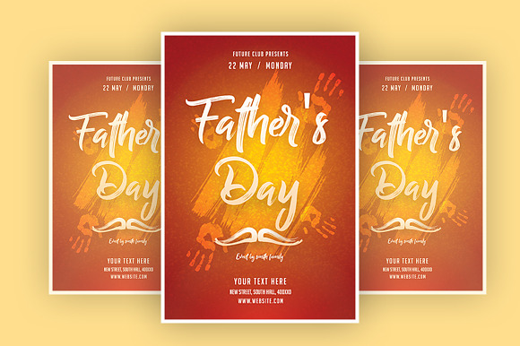 Fathers Day in Flyer Templates - product preview 1