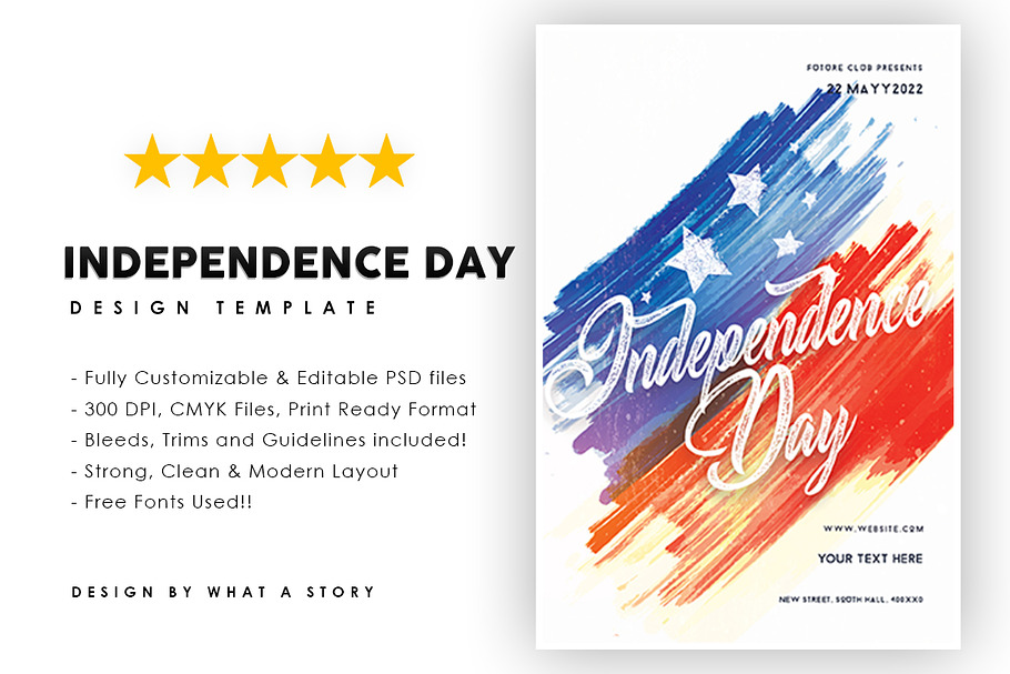 INDEPENDENCE DAY in Flyer Templates - product preview 8