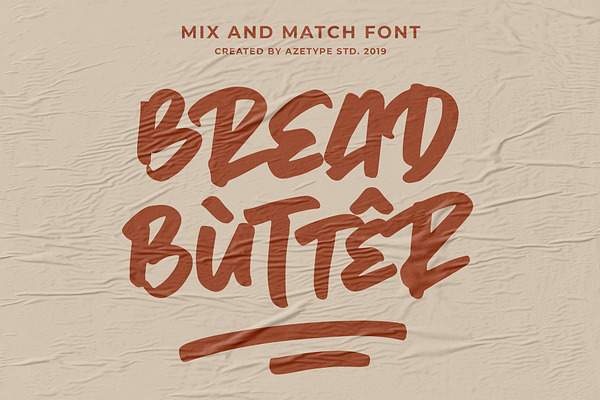 Bread Butter • Mix & Match Font