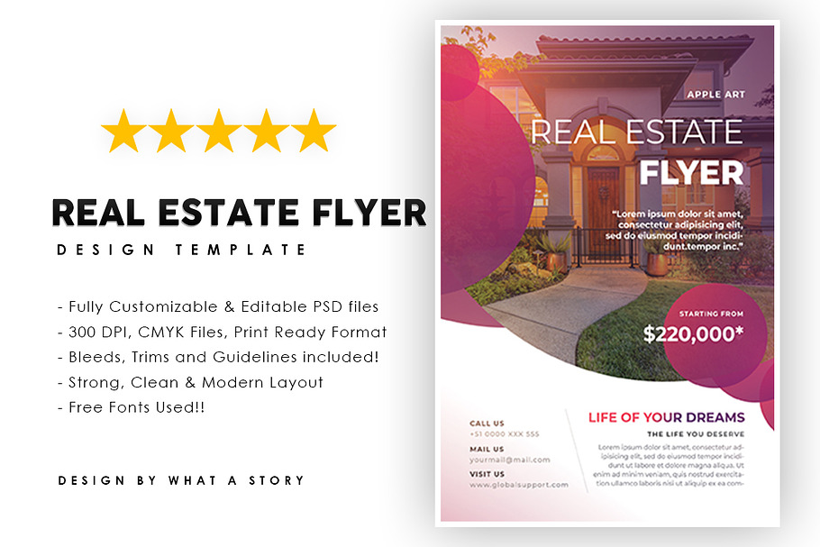 Real estate flyer